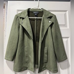 NYC Women's Olive Trench Coat